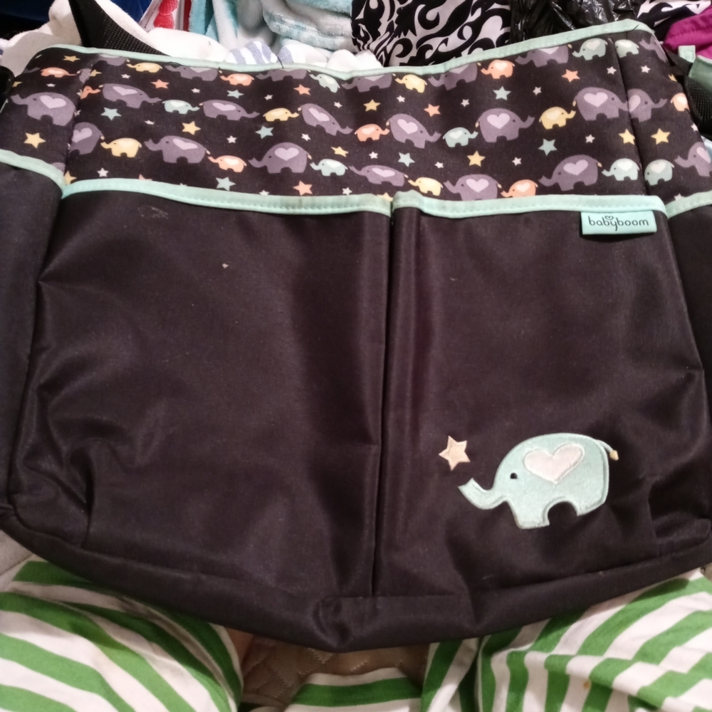 Elephant diaper bag baby boom